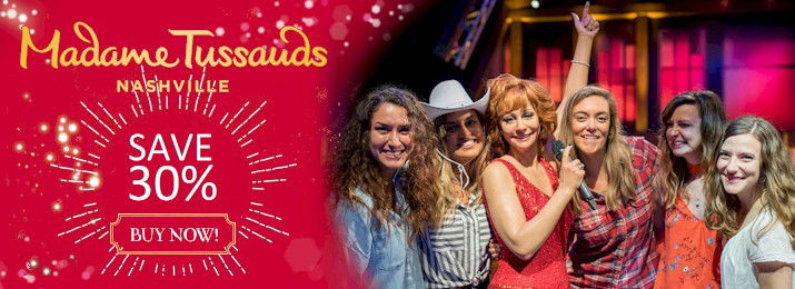 Madame Tussauds Nashville. Save 30%