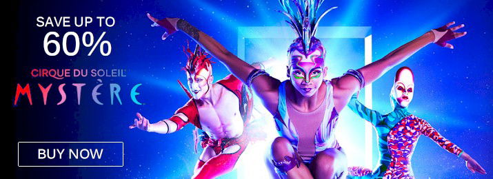 Mystere by Cirque du Soleil Show Ticket Discounts. Save 60% up to with coupon code