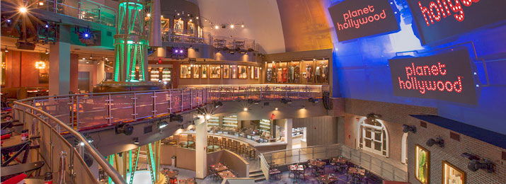 Planet Hollywood Restaurant. Save $10.00