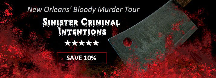 Sinister Criminal Intentions Tour. Save 10%