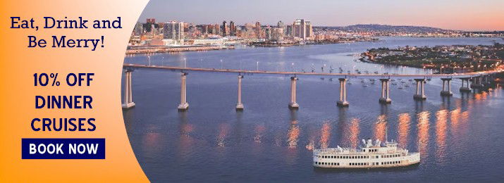 San Diego Dinner Cruise : SAVE 10% OR MORE!