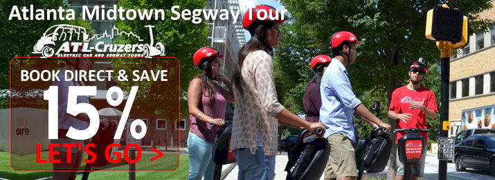 Midtown Atlanta Segway Tour with Atl Cruzers. Save 15%