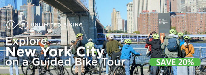 NYC Highlights Bike and eBike Tour. Save 20%