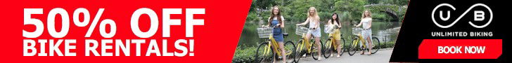 Central Park Bike Rentals. Save 50% with Promo Code.